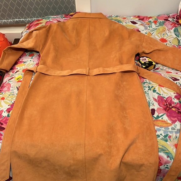 Cute vintage ultra suede dress ! Size 10 - Picture 4 of 5